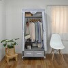 HR-WC17B2 GY カバー付きハンガーラック フクダクラフト 04099729