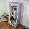 HR-WC17B2 GY カバー付きハンガーラック フクダクラフト 04099729