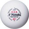 NB1301 ニッタク 卓球 競技ボール 硬式公認球 プラ3スタープレミアム 1ダース 部活 硬式公認球 練習 Nittaku Nittaku(ニッタク) 04100140