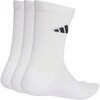 D5273 アディダス クッション スポーツウェア クルーソックス 3足パック adidas アディダス 04130057