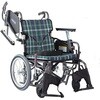 KMD-A22-40S-SH 車いす モダン Aスタイル 車椅子 緑チェックA9 カワムラサイクル KMD-A22-40S-SH カワムラサイクル 04142298