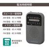 RAD-P127N-H AM/FMポケットラジオ ワイドFM DSP搭載 オーム電機 04145746