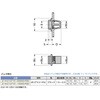 214-0107-51-00000-P20 結束バンド用クリップ214-0107-51型 LAMP(スガツネ工業) 04269759