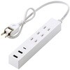 T-U08-3A2C05WH USBタップ USB-C×1 USB-A×2 AC×3 15W エレコム 04282088