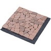 テラコッタマット 防草シート付 30×30cm YAMAZEN(山善)