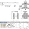 SUG-31-2406R-PSE 重量用キングピンレスキャスター双輪プレートタイプ LAMP(スガツネ工業) 04348929