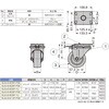 SUG-8-808F-PSE 重量用キャスター800シリーズ LAMP(スガツネ工業) 04351327
