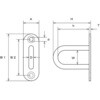 PD-4H ステンレス パッドアイ 水本機械製作所 04353872