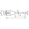 NDTM3-4030 CMM用ストレートスタイラス ND精工 04424791