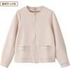822428-12 822428 フェイクスウェードジャケット 愛情介護 04446107