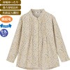822369-21 822369 微起毛スナップ釦ピンタックブラウス 愛情介護 04445127