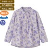 822370-13 822370 微起毛ワンタッチテープピンタックブラウス 愛情介護 04444996