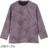 822443-41 822443 京染ちりめんプリントTシャツ ケアファッション 04446552