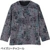 822443-01 822443 京染ちりめんプリントTシャツ ケアファッション 04447489