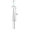 電着ダイヤモンドバート#120 Φ4X25 Φ3.0軸 アルゴファイルジャパン