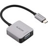 ECAD-CVGACSV USB-C to VGA 変換アダプタ Full HD 1920×1080px 60Hz ディスプレイ 複製・拡張 エレコム 04590998