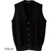 822504-03 822504 毛玉ができにくいニット前開きベスト ケアファッション 04594087