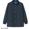 822493-12 822493 裏起毛スナップ釦前開きポロシャツ ケアファッション 04594306