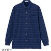 822485-11 822485 裏起毛斜め釦ホールニットシャツ ケアファッション 04595040