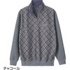822500-12 822500 ハーフジップトレーナー ケアファッション 04595496