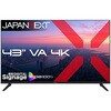 液晶ディスプレイ 43型/3840×2160/HDMI×2、DP×2/ブラック/スピーカー有/2年保証 JAPANNEXT