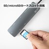 GH-MHC8A-SV 8 in1 USB Type-C コンパクトドッキングステーション グリーンハウス 04680860