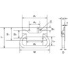 TT-1 ステンレス トランク取手 水本機械製作所 04691281