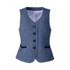 ENJOY ベスト TWEEDY CHECK ピンク EAV684シリーズ カーシーカシマ