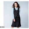 EWB692 ENJOY シャツブラウス TRICOT KNIT KERSEY ブルー EWB692シリーズ カーシーカシマ 04775718