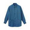 HEARTGREEN シャツブラウス Scandinavian Pattern Collection ブルー HWY011シリーズ カーシーカシマ