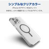 iPhone16 Pro Max ケース ハイブリッド 衝撃吸収 カメラレンズ保護設計 磁力吸着ワイヤレス充電対応 エレコム