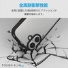 PM-A24ATSLFCGBK iPhone 16 ケース ハイブリッド 衝撃吸収 軽量 薄型 ストラップホール付 背面ガラスクリア TOUGH SLIM LITE エレコム 04818856
