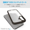 PM-A24ATSLFCSBK iPhone 16 ケース ハイブリッド 衝撃吸収 軽量 カメラレンズ保護設計 背面マットクリア TOUGH SLIM LITE エレコム 04818881