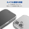PM-A24AHVCKSHCR iPhone 16 ケース ハイブリッド 衝撃吸収 カメラレンズ保護設計 ショルダーストラップホール付 硬度5H エレコム 04818917