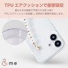 iPhone16 ケース ハイブリッド 衝撃吸収 カメラレンズ保護設計 落下防止 ハンドバンド付 硬度5H &me エレコム