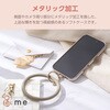 PM-A24AUCTMLGB iPhone 16 ケース ソフト カバー 衝撃吸収 カメラレンズ保護設計 ストラップホール付 メタリックライン &me エレコム 04819748