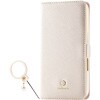 PM-A24APLFJM2WH iPhone 16 ケース レザー 手帳型 マグネット フラップ 衝撃吸収 フィンガーストラップ付 ミラー付 &me エレコム 04819818