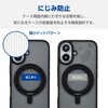 PM-A24AMAGSTGY iPhone 16 ケース ハイブリッド 衝撃吸収 カメラレンズ保護設計 磁力吸着ワイヤレス充電対応 スタンド機能付 エレコム 04820141