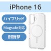 PM-A24AMAG02WH iPhone 16 ケース ハイブリッド 衝撃吸収 カメラレンズ保護設計 磁力吸着ワイヤレス充電対応 硬度5H エレコム 04820317