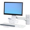 エルゴトロン StyleView 昇降式コンボアーム ホワイト 24インチ(13.2kg)まで VESA規格対応 ERGOTRON(エルゴトロン)