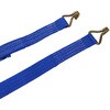 GC75258 GCラッシングベルト 青 Jフック 使用荷重1，500kg 幅50mm×長さ0.5+3m～8m グリーンクロス 04870122