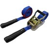 GC75112 GCラッシングベルト 青 アイ 使用荷重1，000kg 幅35mm×長さ0.5+2m～6m グリーンクロス 04871978