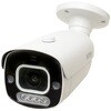 防犯カメラ 8MP 4シリーズ専用 2.8～12mmバリフォーカルレンズ 照射距離約30m 赤外線/防犯灯バレット型カメラ 白 塚本無線