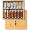 鍛流のみ 墨字桐箱入 6本組 角利(角利産業)