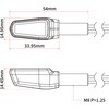 ZR46-0119 701 LED フラッシャー ZETA RACING(ジータレーシング) 04883939