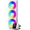 DC360-ARGB-WH 水冷CPUクーラー 120mmファンx3 [LGA115X/1200/1700/1851・AM4/AM5] DC360 PRO ARGB Display ホワイト DC360-ARGB-WH PCCOOLER 04892829