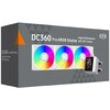 DC360-ARGB-WH 水冷CPUクーラー 120mmファンx3 [LGA115X/1200/1700/1851・AM4/AM5] DC360 PRO ARGB Display ホワイト DC360-ARGB-WH PCCOOLER 04892829