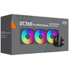 DC360-ARGB-BK 水冷CPUクーラー 120mmファンx3 [LGA115X/1200/1700/1851・AM4/AM5] DC360 PRO ARGB Display ブラック DC360-ARGB-BK PCCOOLER 04892838