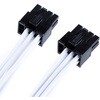 DIR-L16B-M8X2-Y-WT 12VHPWR変換ケーブル 600mm [8pin PCIe TYPE-Y オス-オス 12+4pin 12VHPWR] 下側(Type-B) ホワイト DIR-L16B-M8X2-Y-WT ディラック 04913540