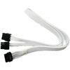 SF-2X8PIN-16PINWHITE 12VHPWRコネクタ変換ケーブル [PCIe 8pin x2] SF-2X8PIN-16PIN WHITE ホワイト SUPERFLOWER 04913506